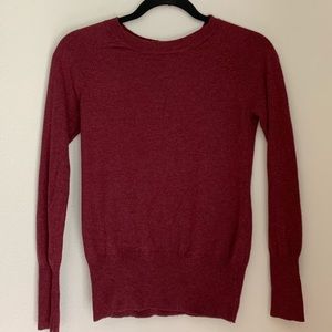 Maroon Cotton Sweater